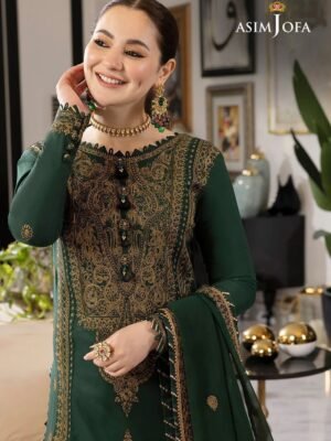 Asim Jofa Rang-e-Noor Chiffon Embroidered 3PC