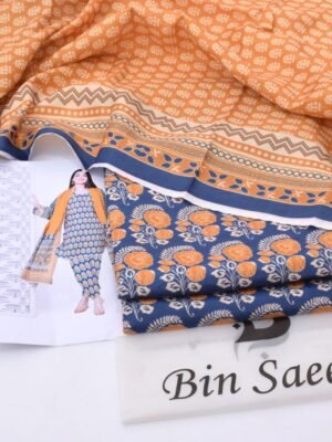 Bin Saeed Unstitched 3PC Karandi Collection
