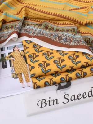 Bin Saeed Stylish 3PC Karandi Unstitched