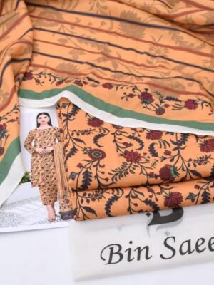 Bin Saeed Refined 3PC Karandi Unstitched