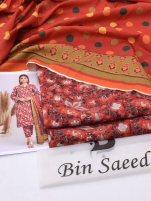 Bin Saeed Karandi Elite 3PC Unstitched