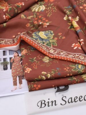 Bin Saeed Karandi Chic 3PC Unstitched