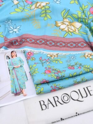 Baroque Classic Karandi Unstitched 3PC