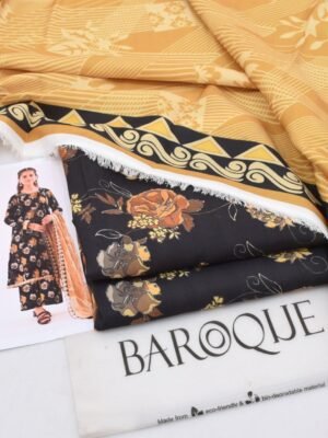 Baroque Karandi Elegant Unstitched 3PC