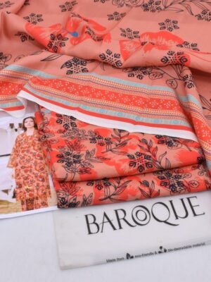 Baroque Premium Karandi Unstitched 3PC