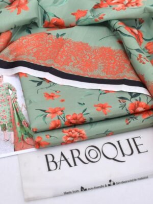 Baroque Karandi Grace Unstitched 3PC