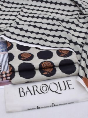 Baroque Karandi Elegant Print Unstitched 3PC