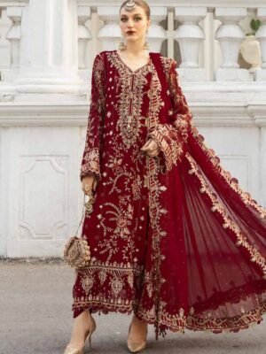 Spengle Luxe Chiffon Ensemble by Maria b.